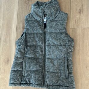 Gray Quilted Vest - Old Navy